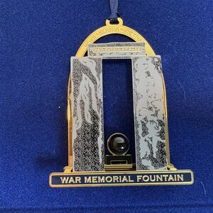 2011 Notre Dame Annual Collectible Ornament WAR MEMORIAL FOUNTAIN Stonehenge